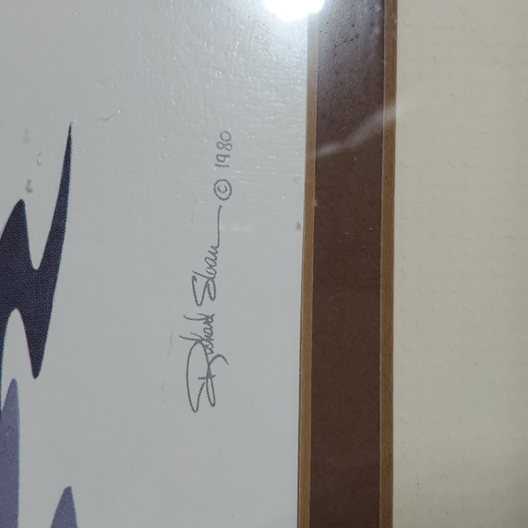 Vintage Richard Sloan Duck Print Framed - Picture 2 of 7